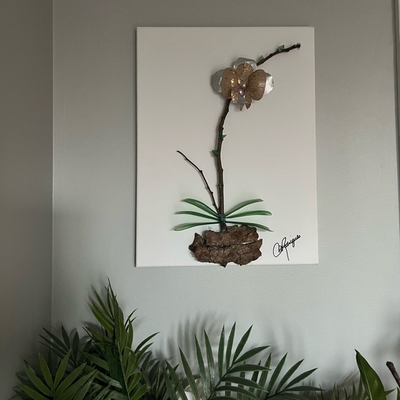 Upcycled Custom Canvas Wall Art - Handmade - Picture 4 of 6